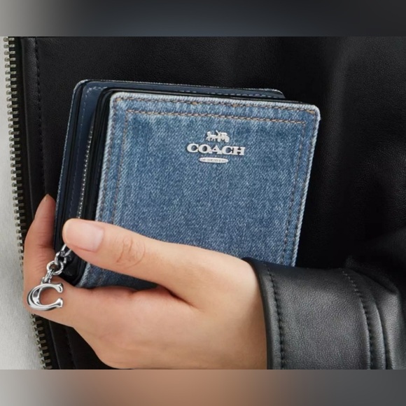 Coach Denim Snap Wallet (NWT) - Picture 8 of 10